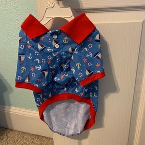 Nautical shirt for dogs